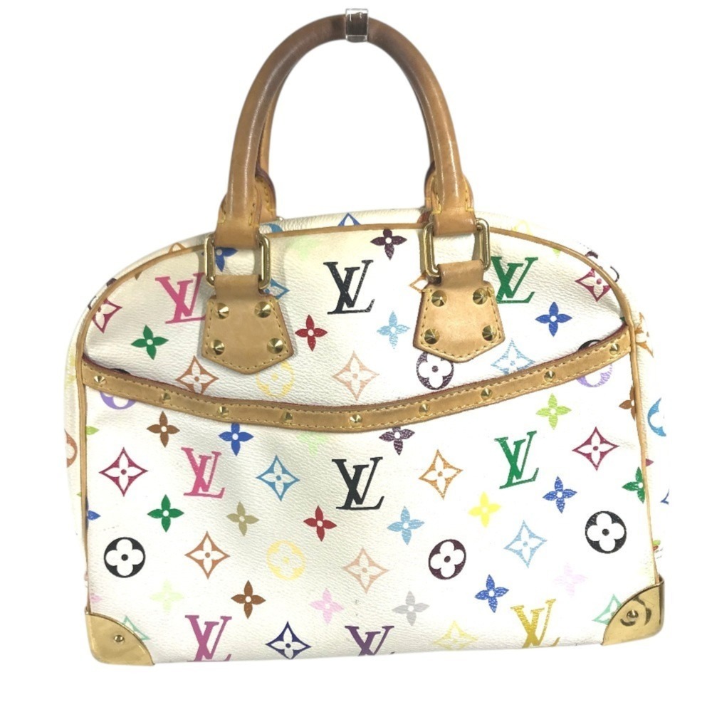 LOUIS VUITTON M92663 Monogram Multicolor Trouville Bag Mini Boston Handbag Ca...